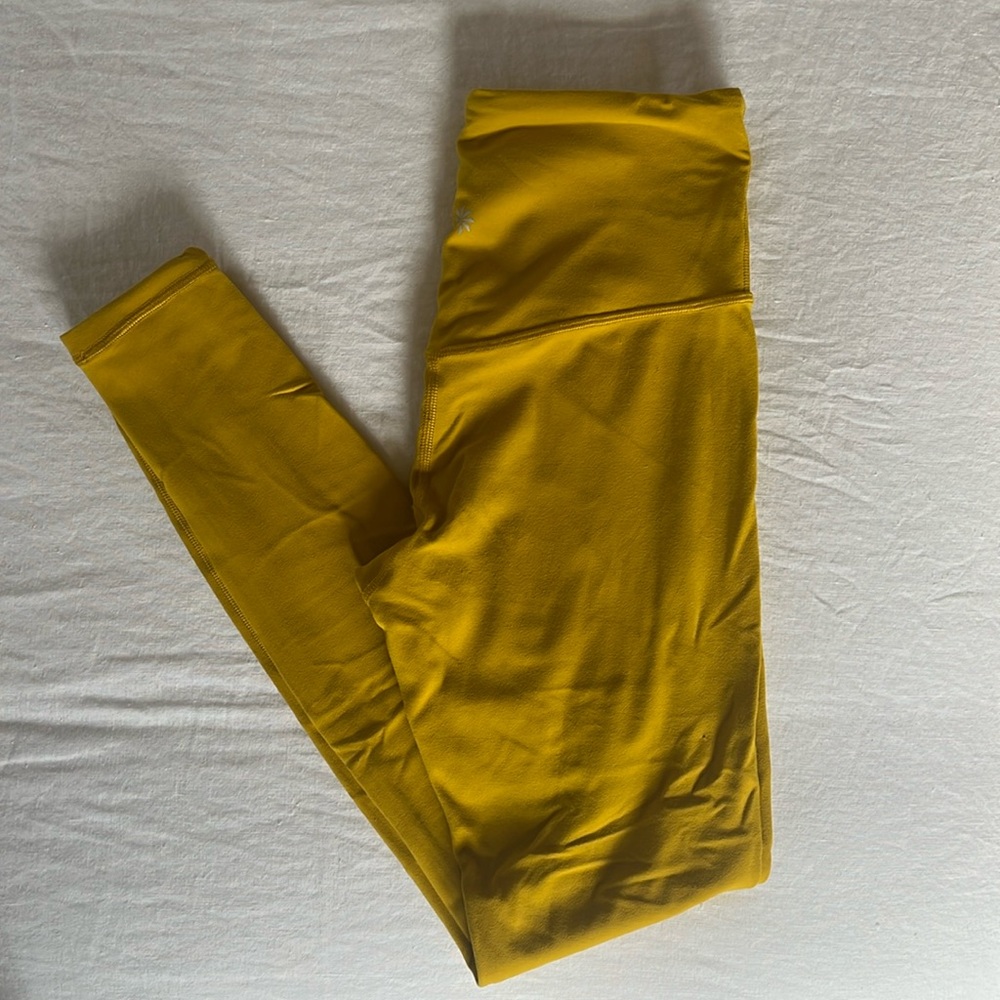 Yellow Athleta Elation Tights